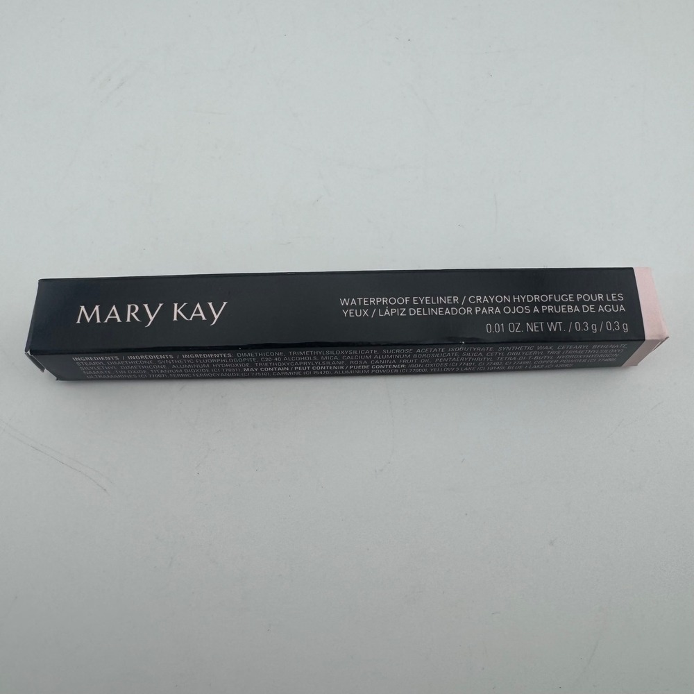 Mary Kay Waterproof Eyeliner 0.01oz "Steely" Metallic Grey Retractable Pencil